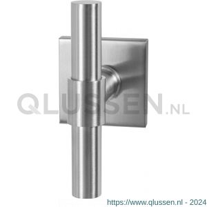 GPF Bouwbeslag RVS 3046.09-02 GPF3046.02 Hipi Deux kruiskruk op vierkant rozet RVS 50x50x8 mm RVS geborsteld GPF3046090100-02