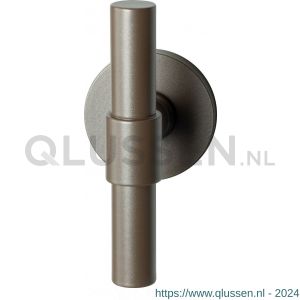 GPF Bouwbeslag Anastasius 3046.A3-05 Hipi Deux kruisknop vast met knopvastzetter 103 mm op rond rozet Mocca blend GPF3046A30400-05