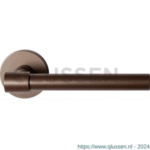 GPF Bouwbeslag Anastasius 3051.A2-05 Hipi Deux deurkruk 139 mm op ronde rozet 50x6 mm Bronze blend GPF3051A20100-05