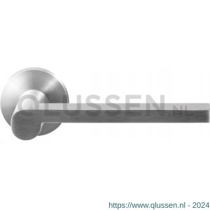 GPF Bouwbeslag RVS 3105.09-00 GPF3105.00 Tinga deurkruk op rond rozet 50x8 mm RVS geborsteld GPF3105090100-00