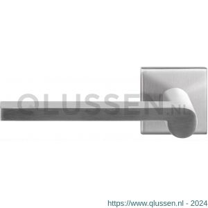 GPF Bouwbeslag RVS 3105.09-02L GPF3105.02L Tinga deurkruk gatdeel op vierkant rozet 50x50x8 mm linkswijzend RVS geborsteld GPF3105090200-02