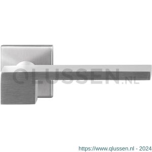 GPF Bouwbeslag RVS 3110.09-02 GPF3110.02 Rapa deurkruk op vierkant rozet RVS 50x50x8 mm RVS geborsteld GPF3110090100-02