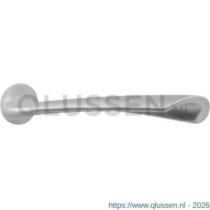 GPF Bouwbeslag RVS 3120R Kore deurkruk gatdeel rechtswijzend RVS geborsteld GPF312001300