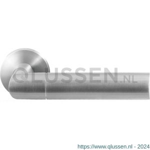 GPF Bouwbeslag RVS 3140.09-00 GPF3140.00 Nana deurkruk op rond rozet RVS 50x8 mm RVS geborsteld GPF3140090100-00