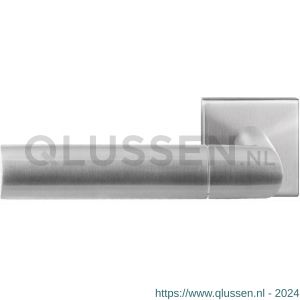 GPF Bouwbeslag RVS 3140.09-02L GPF3140.02L Nana deurkruk gatdeel op vierkant rozet RVS 50x50x8 mm linkswijzend RVS geborsteld GPF3140090200-02