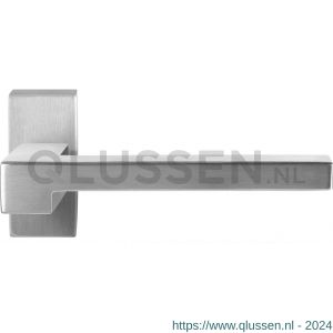 GPF Bouwbeslag RVS 3160.09-01 GPF3160.01 Raa deurkruk op rechthoekige rozet RVS 70x32x10 mm RVS geborsteld GPF3160090100-01