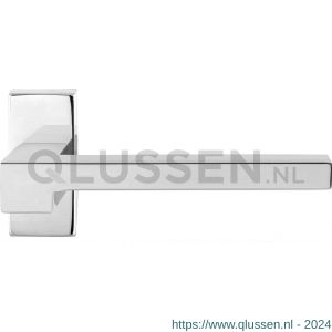 GPF Bouwbeslag RVS 3162.49-01 GPF3162.01 Raa deurkruk op rechthoekige rozet 70x32x10 mm RVS gepolijst GPF3162490100-01