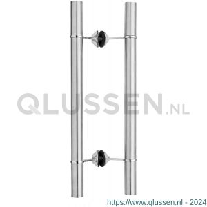 GPF Bouwbeslag RVS 9790.09 deurgreep GPF35 rond 32x20x500/320 mm RVS geborsteld-RVS gepolijst met enkel- en dubbelzijdige bevestiging GPF979009735