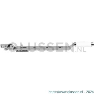 GPF Bouwbeslag RVS 4646.49 Ika raamuitzetter met trapezium eindknop 310 mm RVS gepolijst-wit GPF464649310