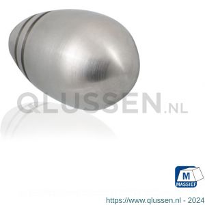 GPF Bouwbeslag RVS 5525.20 meubelknop rond 20 mm hoogte 33 mm RVS geborsteld GPF552509020