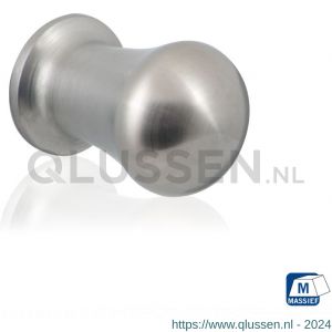 GPF Bouwbeslag RVS 5540.20 meubelknop rond 20 mm hoogte 30 mm RVS geborsteld GPF554009020