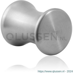 GPF Bouwbeslag RVS 5560.35 meubelknop rond 35 mm hoogte 45 mm RVS geborsteld GPF556009035