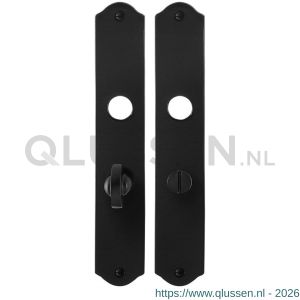 GPF Bouwbeslag Smeedijzer 6100.22 WC55/8 schild 238x41x4 mm WC55/8 smeedijzer zwart GPF610022883