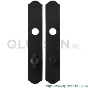 GPF Bouwbeslag Smeedijzer 6100.22 WC72/8 schild 238x41x4 mm WC72/8 smeedijzer zwart GPF610022886