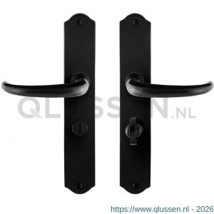 GPF Bouwbeslag Smeedijzer 6205.60 WC55/8 Uhka deurkruk op schild 238x41x4 mm WC55/8 smeedijzer zwart GPF6205600883-22