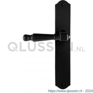 GPF Bouwbeslag Smeedijzer 6210.60L/R blind Mela deurkruk gatdeel op schild 238x41x4 mm blind links-rechtswijzend smeedijzer zwart GPF6210600200-22