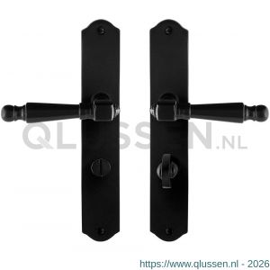 GPF Bouwbeslag Smeedijzer 6210.60 WC63/8 Mela deurkruk op schild 238x41x4 mm WC63/8 smeedijzer zwart GPF6210600885-22