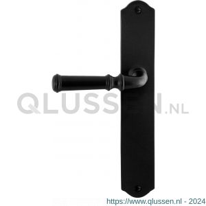 GPF Bouwbeslag Smeedijzer 6220.60L/R blind Meri deurkruk gatdeel op schild 238x41x4 mm blind links-rechtswijzend smeedijzer zwart GPF6220600200-22