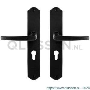 GPF Bouwbeslag Smeedijzer 6230.60 PC55 Eno deurkruk op schild 238x41x4 mm PC55 smeedijzer zwart GPF6230600132-22