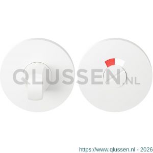 GPF Bouwbeslag Entree 6903VW toiletgarnituur 53x6 mm stift 8 mm met rood-wit indicator wit egaal GPF6903VW109