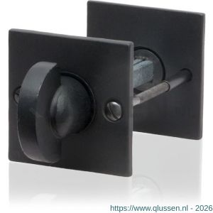 GPF Bouwbeslag Smeedijzer 6911.08 toiletgarnituur vierkant 52x52x4 mm stift 5 mm smeedijzer zwart GPF691108110