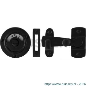 GPF Bouwbeslag Smeedijzer 6915.60 toiletgarnituur met overslag /8 mm stift smeedijzer zwart GPF691560110