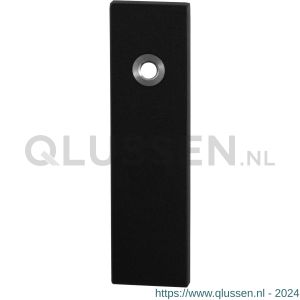 GPF Bouwbeslag ZwartWit 8100.15 WC72/8 groot kortschild rechthoekig enkelverend 169x46x8,5 mm WC72/8 grote knop zwart GPF810015872