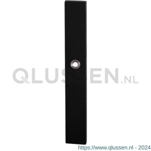 GPF Bouwbeslag ZwartWit 8100.75 XL BB56 langschild XL rechthoekig enkelverend 282x40x8,5 mm BB56 zwart GPF810075101