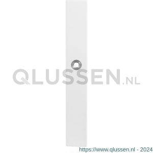 GPF Bouwbeslag ZwartWit 8100.85 XL blind langschild XL rechthoekig enkelverend 282x40x8,5 mm blind wit GPF810085100