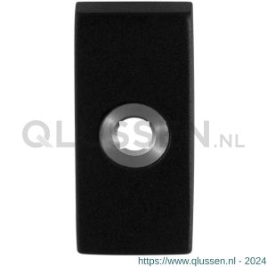 GPF Bouwbeslag ZwartWit 8100.01L rozet rechthoekig 70x32x10 mm linkswijzend zwart GPF810001200