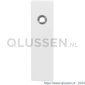 GPF Bouwbeslag ZwartWit 8100.55R blind kortschild gatdeel rechthoekig 169x46x8,5 mm blind rechtswijzend rechts wit GPF810055300