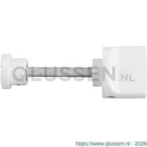 GPF Bouwbeslag ZwartWit 8111.62 toiletstift 5 mm voor schild grote knop wit GPF811162109