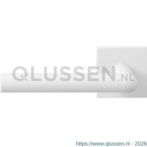 GPF Bouwbeslag ZwartWit 8212.62-02L Toi deurkruk gatdeel op vierkant rozet 50x50x8 mm linkswijzend wit GPF8212620200-02