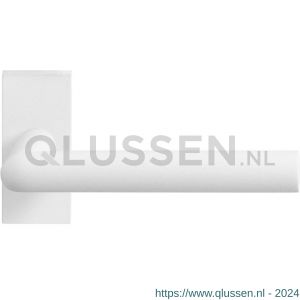 GPF Bouwbeslag ZwartWit 8212.62-01 Toi deurkruk op rechthoekige rozet 70x32x10 mm wit GPF8212620100-01