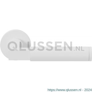 GPF Bouwbeslag ZwartWit 8214.62-00 Kuri deurkruk op rond rozet 50x8 mm wit GPF8214620100-00