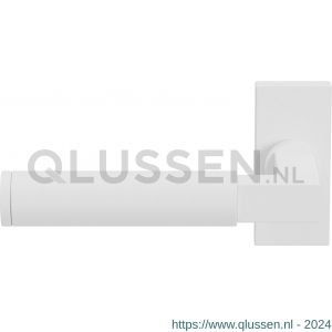 GPF Bouwbeslag ZwartWit 8214.62-01L Kuri deurkruk gatdeel op rechthoekige rozet 70x32x10 mm linkswijzend wit GPF8214620200-01