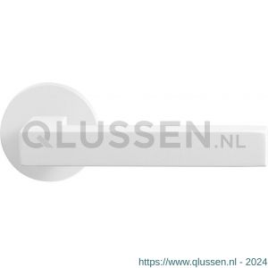 GPF Bouwbeslag ZwartWit 8218.62-00 Zaki+ deurkruk op rond rozet 50x8 mm wit GPF8218620100-00