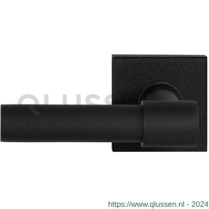 GPF Bouwbeslag ZwartWit 8234.61-02L Hipi Deux+ deurkruk gatdeel op vierkant rozet 50x50x8 mm linkswijzend zwart GPF8234610200-02