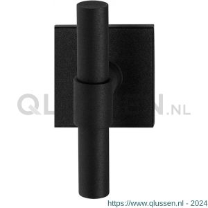 GPF Bouwbeslag ZwartWit 8238.61-02 Hipi Deux kruiskruk op vierkant rozet 50x50x8 mm zwart GPF8238610100-02