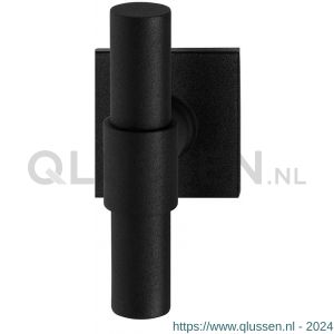 GPF Bouwbeslag ZwartWit 8241.61-02 Hipi Deux+ kruiskruk op vierkant rozet 50x50x8 mm zwart GPF8241610100-02