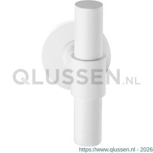 GPF Bouwbeslag ZwartWit 8243.62-00L/R Hipi Deux+ kruiskruk gatdeel op rond rozet 50x8 mm links-rechtswijzend wit GPF8243620200-00