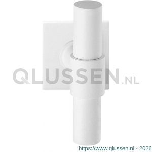 GPF Bouwbeslag ZwartWit 8243.62-02L Hipi Deux+ kruiskruk gatdeel op vierkant rozet 50x50x8 mm linkswijzend wit GPF8243620200-02