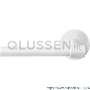 GPF Bouwbeslag ZwartWit 8246.62-00L/R Hipi Deux deurkruk gatdeel op rond rozet 50x8 mm links-rechtswijzend wit GPF8246620200-00