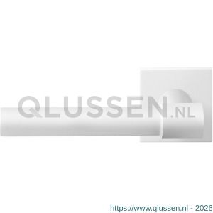GPF Bouwbeslag ZwartWit 8249.62-02L Hipi Deux+ deurkruk gatdeel op vierkant rozet 50x50x8 mm linkswijzend wit GPF8249620200-02