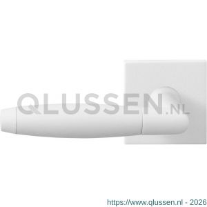 GPF Bouwbeslag ZwartWit 8267.62-02L Ika deurkruk gatdeel op vierkant rozet 50x50x8 mm linkswijzend wit GPF8267620200-02