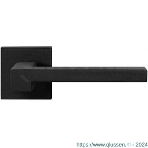 GPF Bouwbeslag ZwartWit 8285.61-02 Raa deurkruk op vierkant rozet 50x50x8 mm zwart GPF8285610100-02