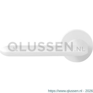 GPF Bouwbeslag ZwartWit 8292.62-00L Wini deurkruk gatdeel op rond rozet 50x8 mm linkswijzend wit GPF8292620200-00