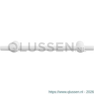 GPF Bouwbeslag ZwartWit 8552.62 meubelgreep Hipi 9x215/160 mm wit GPF855262000