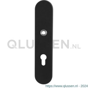 GPF Bouwbeslag ZwartWit 8841.61/55 veiligheids buitenschild SKG*** 248x52x11 mm afgerond PC55 zwart GPF884161032