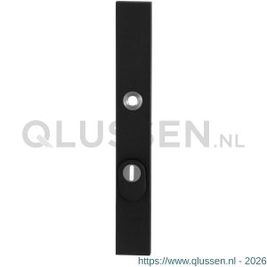 GPF Bouwbeslag ZwartWit 8846.61/72 veiligheids buitenschild SKG*** 257x35x11 mm rechthoekig smal met kerntrekbeveiliging PC72 massief zwart GPF884661042